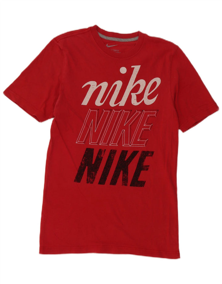 Camiseta Nike Masculina Standard Fit Graphic Top Pequeno Vermelho