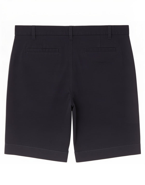 Marks & Spencer Womens Chino Shorts UK 14 Large W32 Navy Blue Cotton