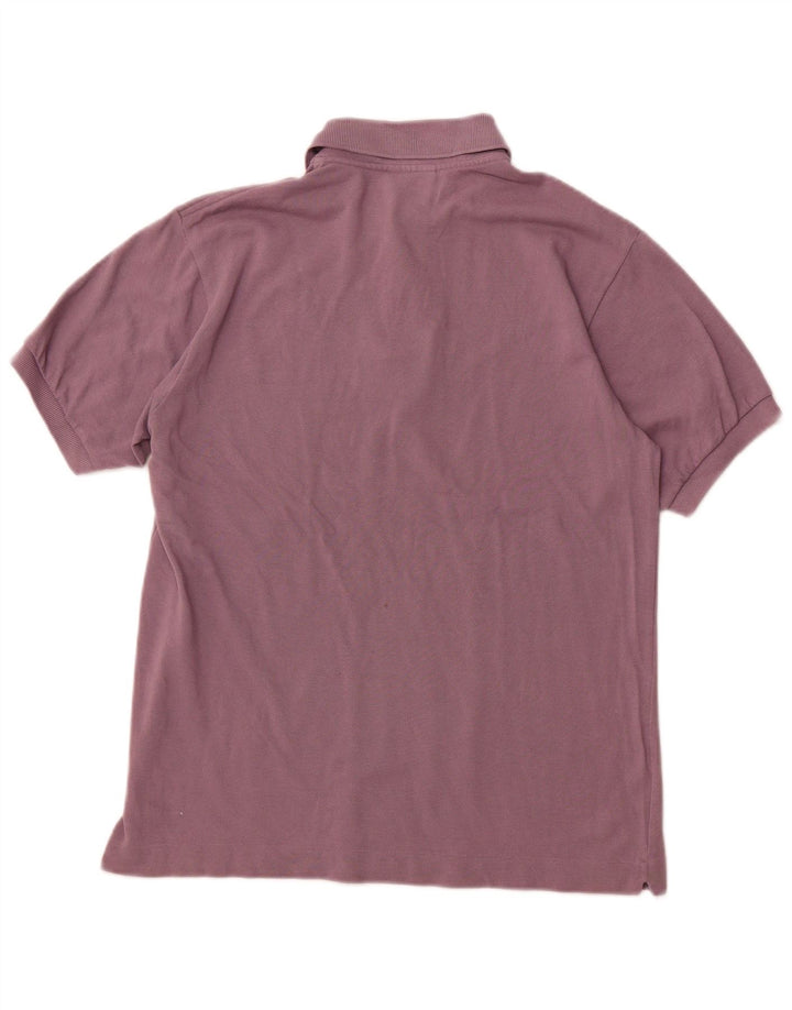 Camisa polo masculina LACOSTE tamanho 3 pequeno algodão roxo