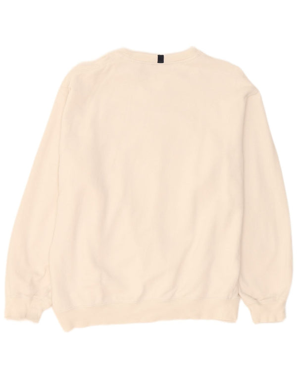 Moletom gráfico masculino Kappa Jumper XL algodão branco