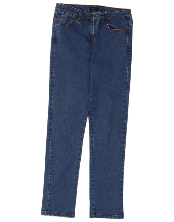 M&Co Jeans Slim Feminino UK 8 Pequeno W30 L28 Algodão Azul