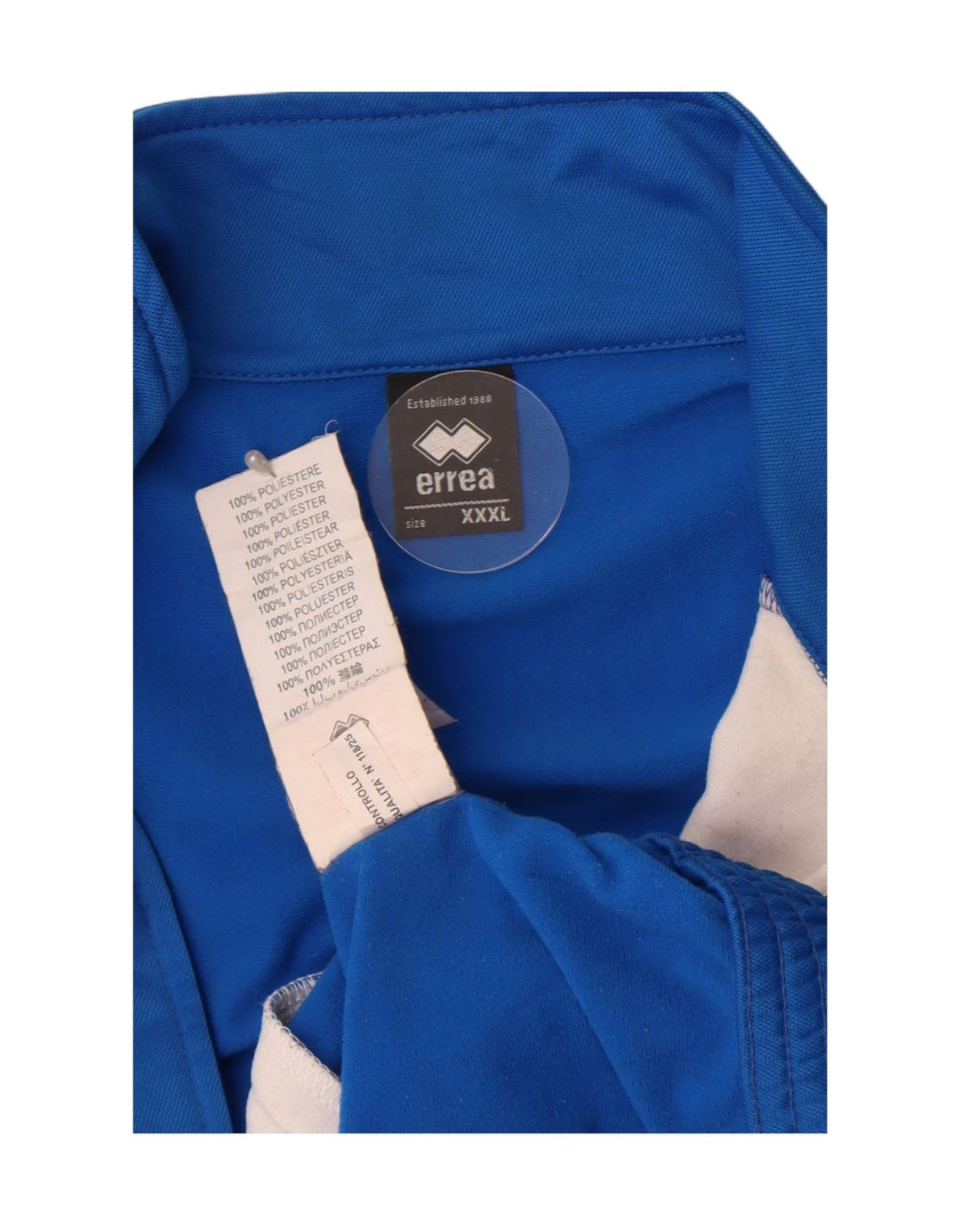 Errea Mens Treino Top Jacket 3XL Azul Colourblock Poliéster