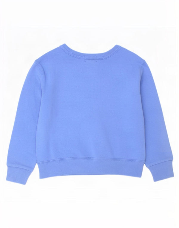 Polo Ralph Lauren Boys Graphic Sweatshirt Jumper 3-4 Years Blue Cotton
