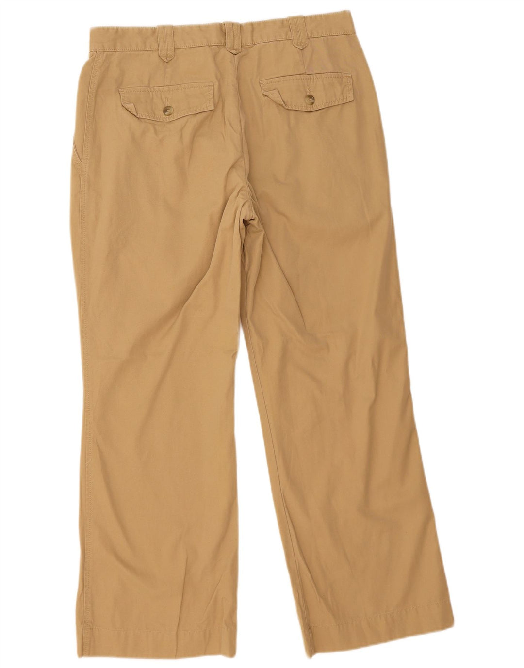 EDDIE BAUER Calça Chino Masculina Reta W33 L30 Algodão Verde