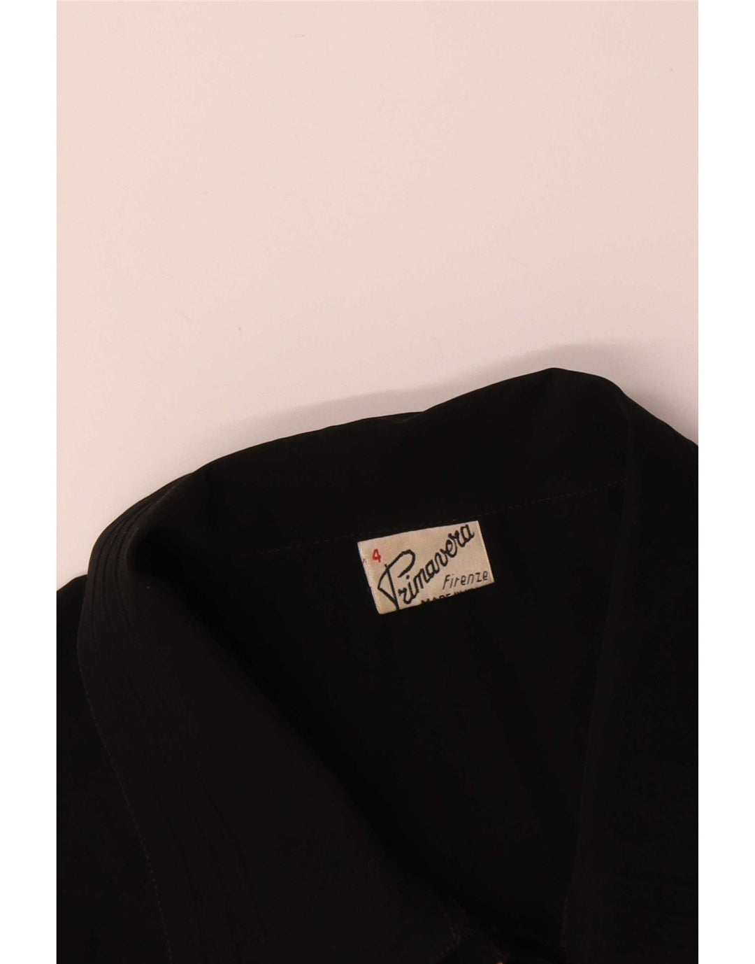 Blusa feminina Primavera Firenze UK 18 XL poliéster preto