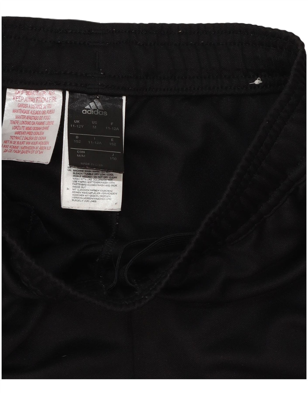 Calças de treino Adidas Meninas 11-12 Anos Preto Poliéster