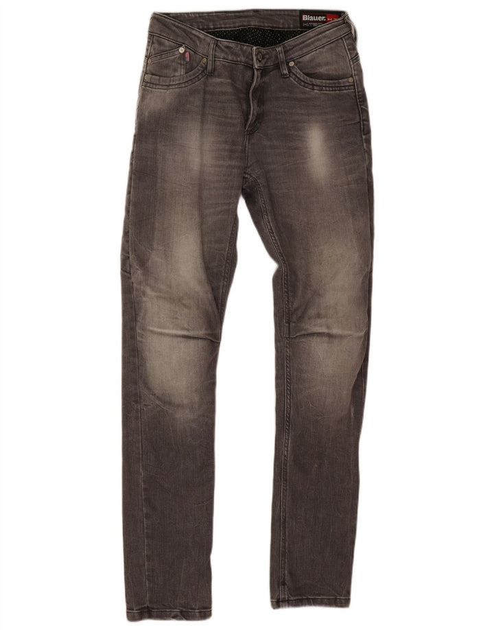 Jeans skinny Blauer feminino W28 L29 algodão cinza