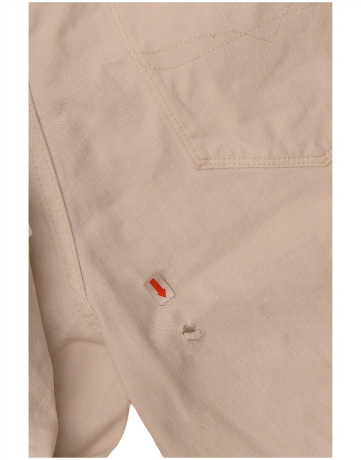 Jeans retos femininos RALPH LAUREN W32 L31 algodão branco
