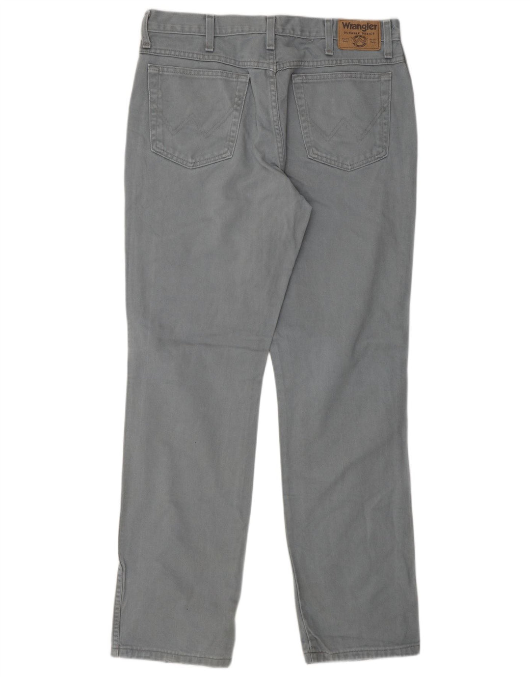Calça jeans reta regular masculina WRANGLER W34 L33 algodão cinza