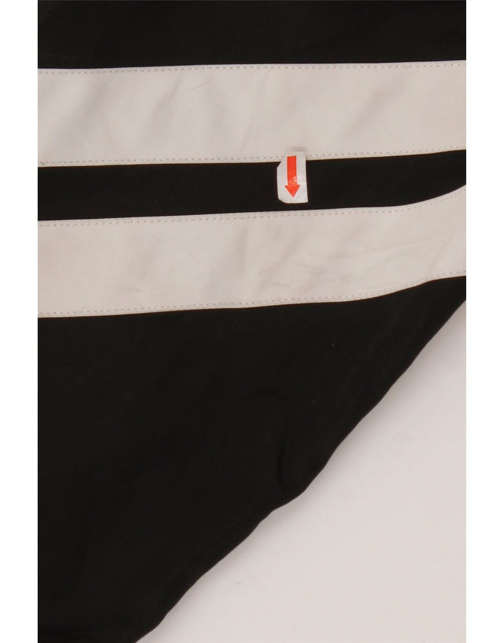 Jaqueta de chuva masculina SUPERDRY com capuz UK 40 grande preta manchada