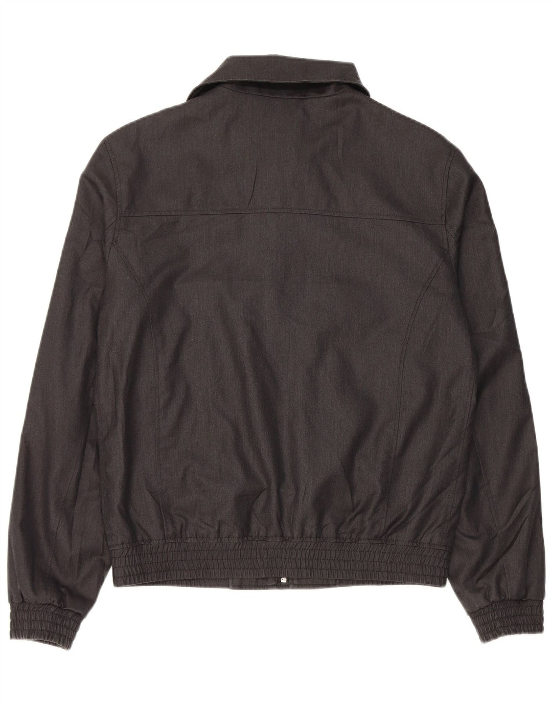 Jaqueta bomber masculina Zara com peito duplo UK 38 poliéster cinza médio