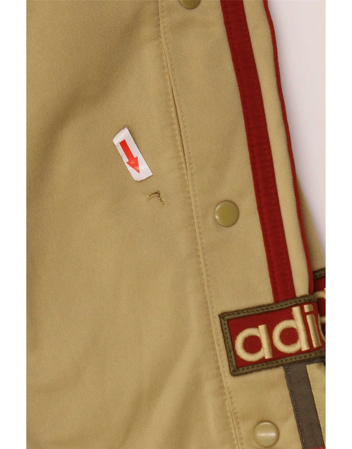 Calça Adidas Masculina Graphic Treino Médio Cáqui Poliéster