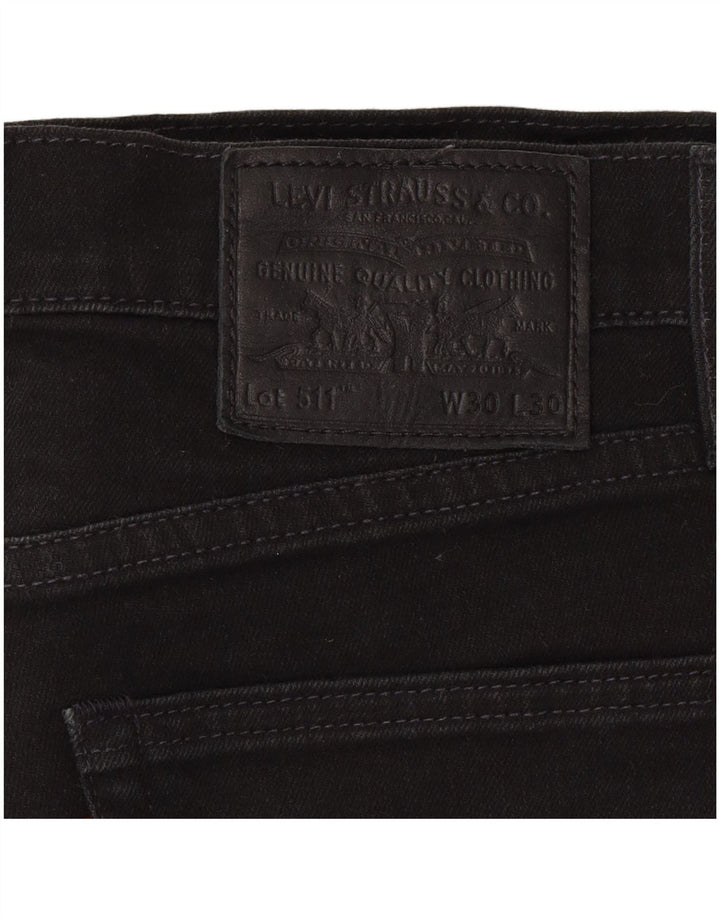 Jeans Levis 511 Slim Masculino W30 L30 Preto