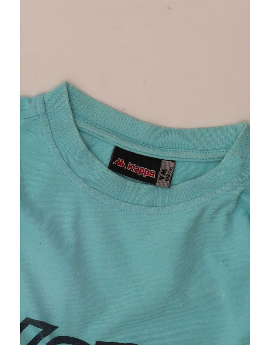 Top Kappa Boys Graphic T-Shirt 8-9 Anos Azul Médio