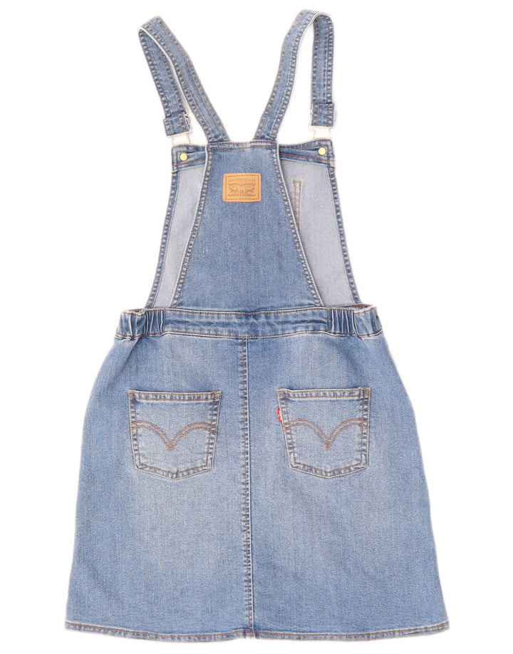Saia jeans feminina Levi's Dungarees W30 azul médio