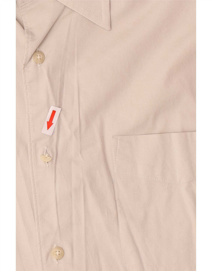 Camisa masculina Dockers grande algodão cinza