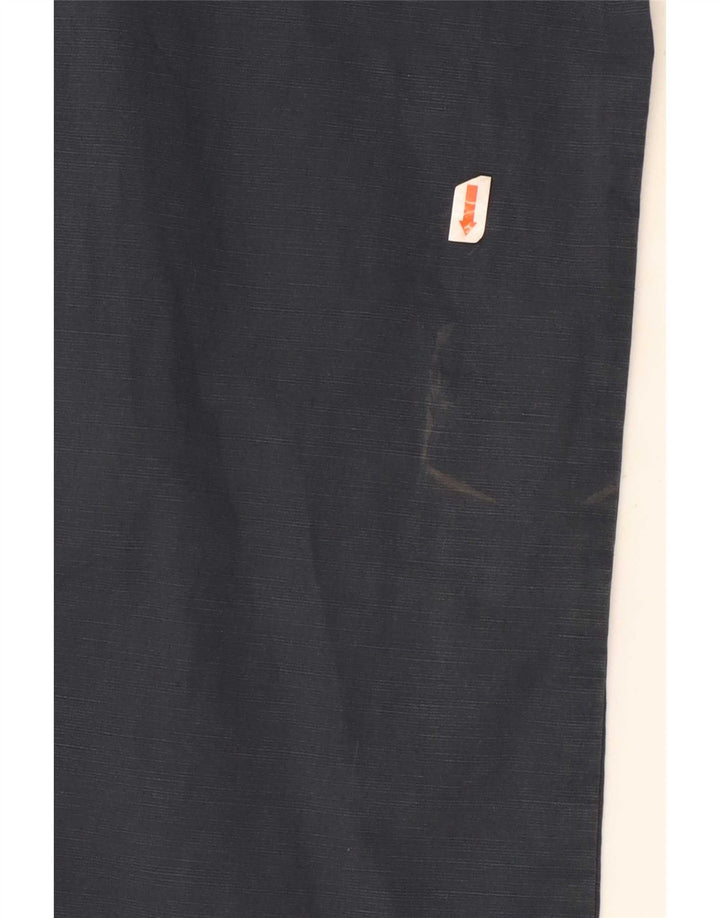 Calça reta feminina Murphy & Nye Sailmakers W31 L33 algodão azul marinho