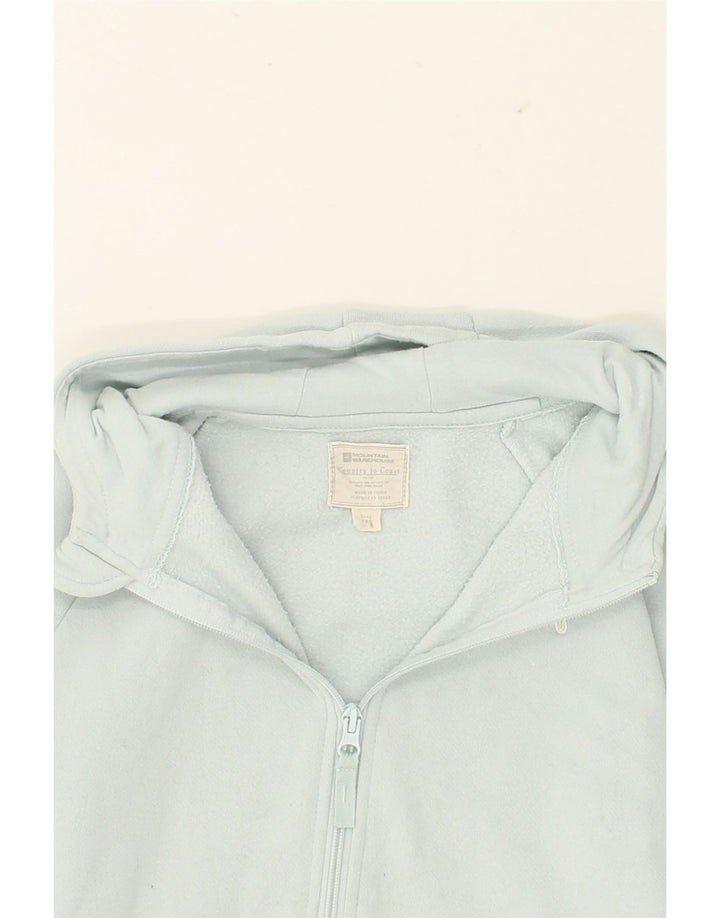 MOUNTAIN WAREHOUSE Boys Zip Hoodie Sweater 11-12 Years Blue Cotton Vintage Mountain Warehouse and Second-Hand Mountain Warehouse from Messina Hembry 