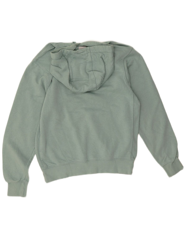Jumper com capuz Nike feminino oversized UK 10 pequeno algodão verde