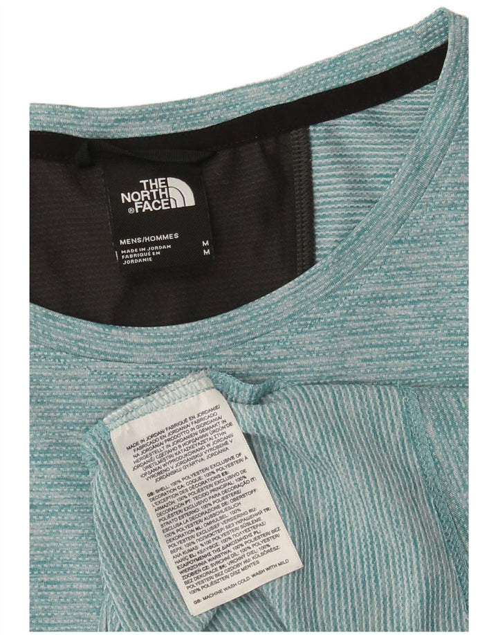 The North Face Colete Masculino Top Médio Turquesa Colourblock Poliéster