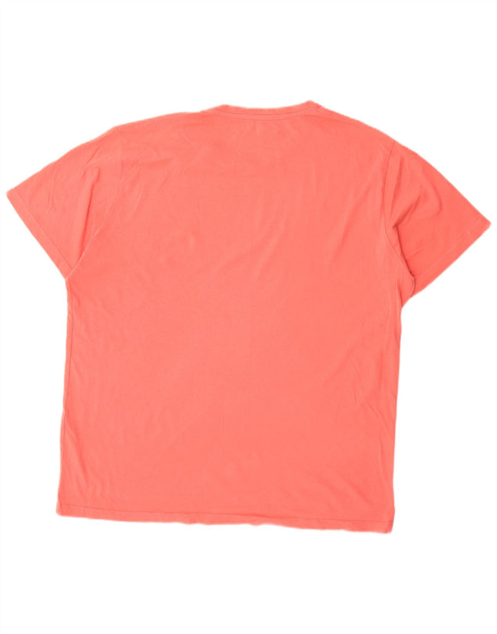 Camiseta masculina Massimo Dutti Top XL algodão rosa