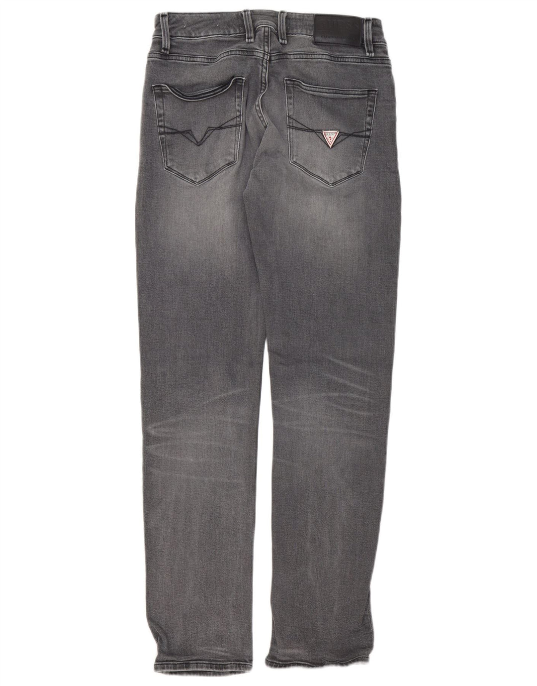Guess Mens Slim Jeans W30 L31 Cinza Algodão