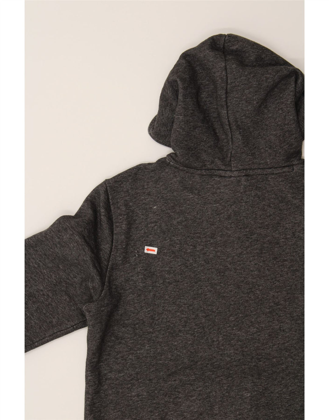 PUMA Womens Graphic Hoodie Jumper UK 12 Medium  Grey Cotton Vintage Puma and Second-Hand Puma from Messina Hembry 