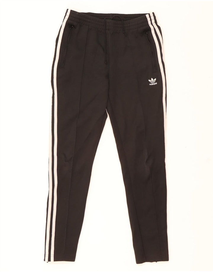 Adidas Womens Tracksuit Calças Joggers UK 8 Pequeno Poliéster Preto