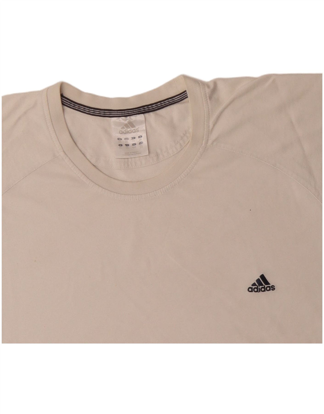 Camiseta masculina ADIDAS Top 2XL de algodão branco