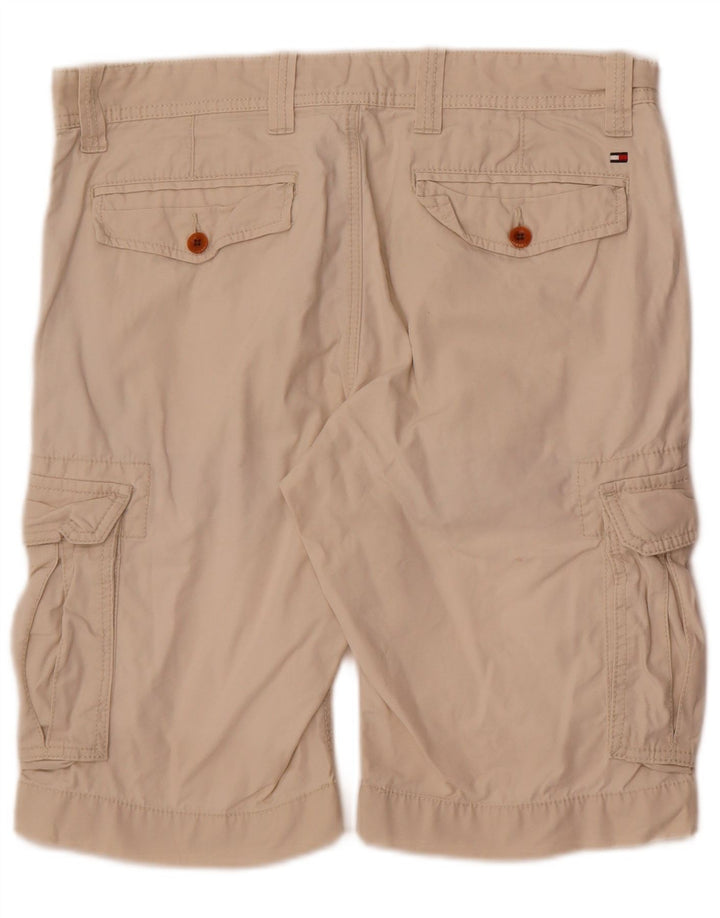 Shorts cargo masculino Tommy Hilfiger W32 algodão bege médio