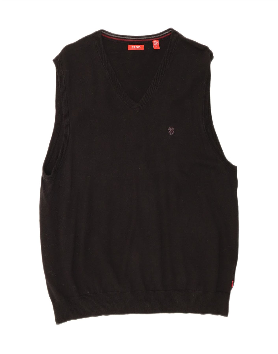 IZOD Mens Vest Tank Top Large Black Cotton Vintage Izod and Second-Hand Izod from Messina Hembry 