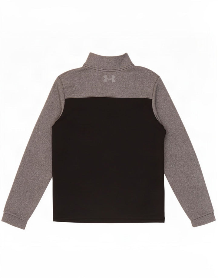Under Armour Boys Cold Gear Pullover Treino Top 11-12 Anos Grande Cinza