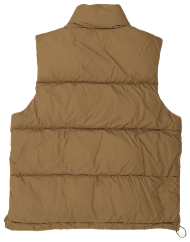 Colete acolchoado masculino Marc O'Polo UK 40 grande poliamida marrom
