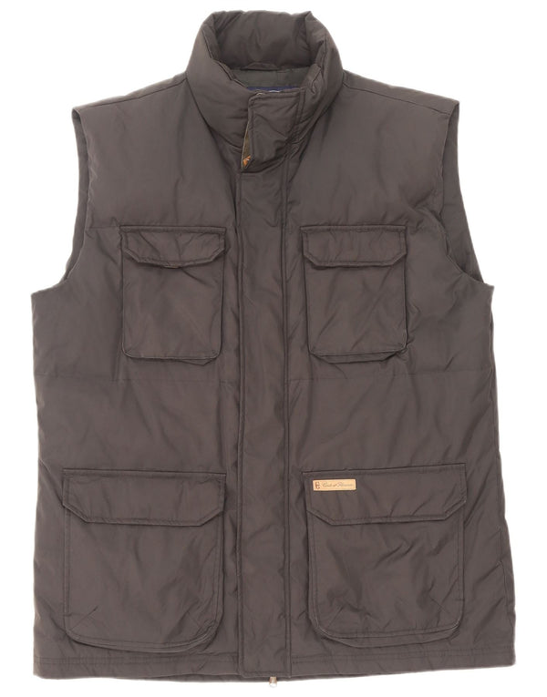 Colete acolchoado masculino Conte of Florence UK 44 2XL cinza