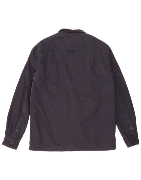 Camisa masculina Superdry Sherpa Lumberjack médio algodão azul marinho