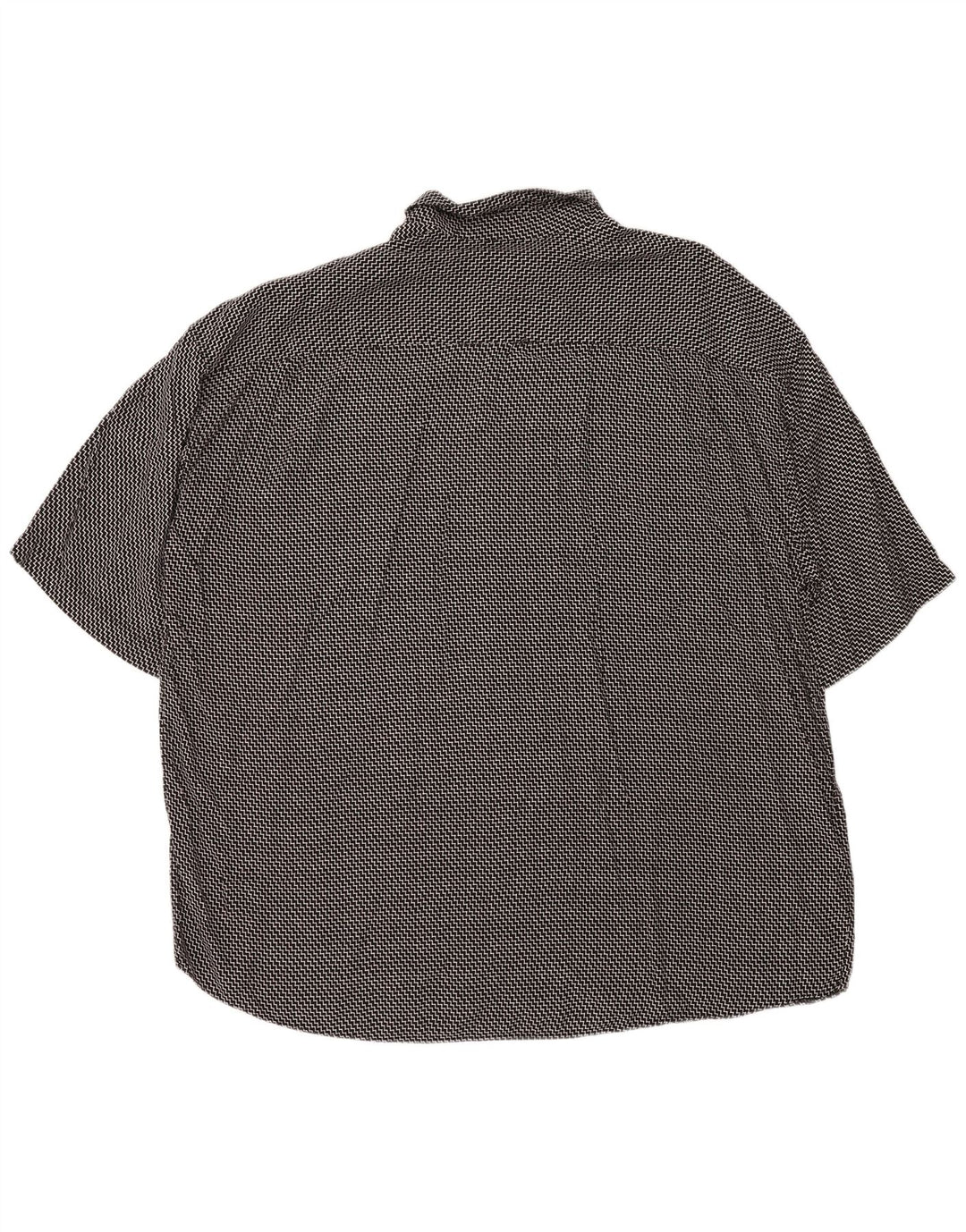 Camisa masculina de manga curta MAXFORT 5XL preta Chevron