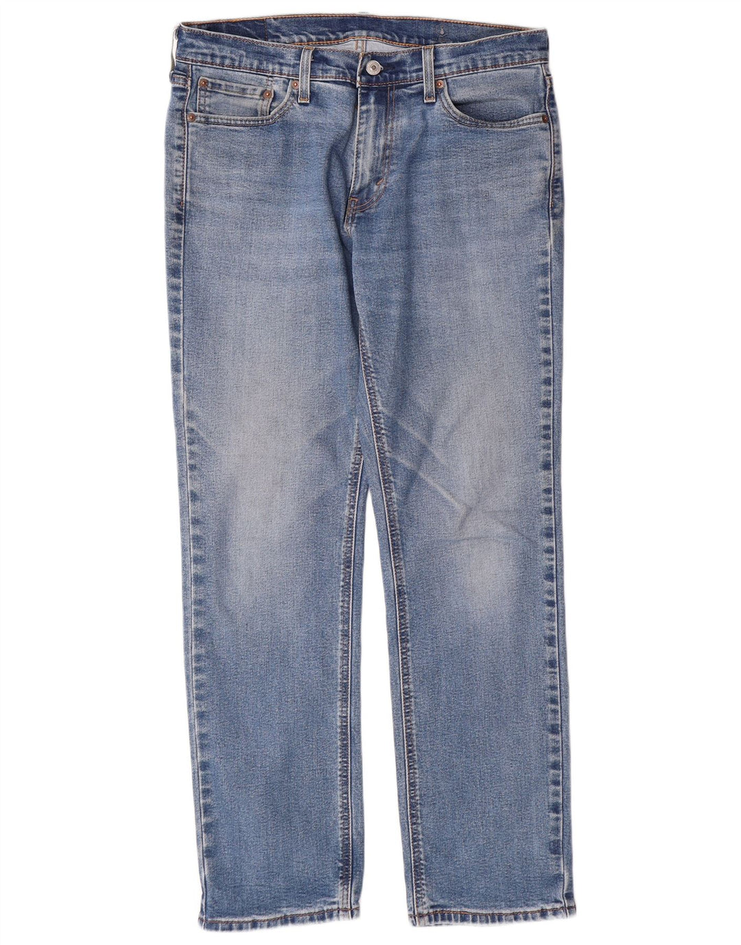 LEVI'S Masculino 541 Straight Jeans W30 L29 Azul Algodão