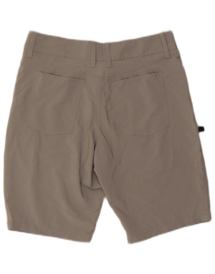 Oakley Mens Regular Fit Casual Shorts W30 Poliéster Cinza Médio