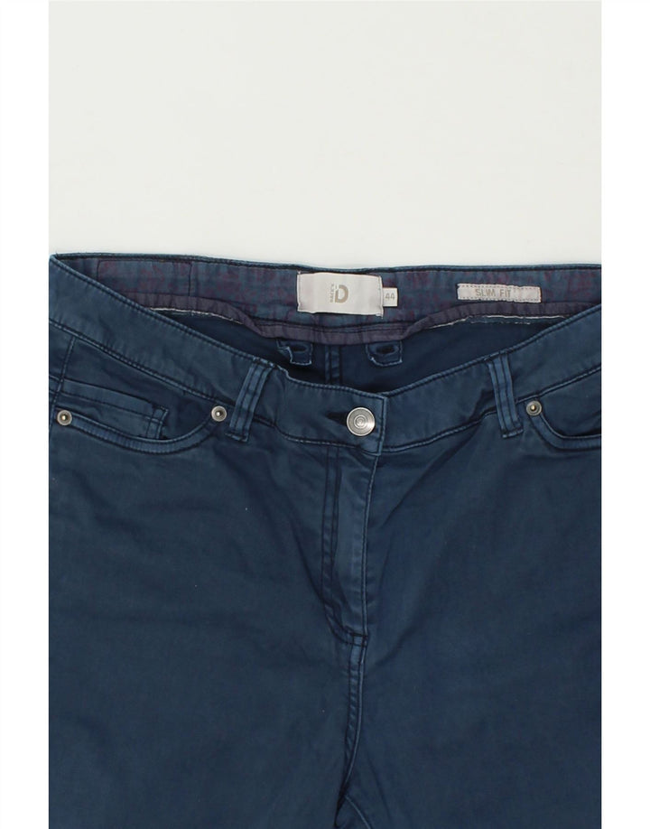 DACK'S Womens Slim Jeans IT 44 Medium W30 L30  Navy Blue Vintage Dack's and Second-Hand Dack's from Messina Hembry 