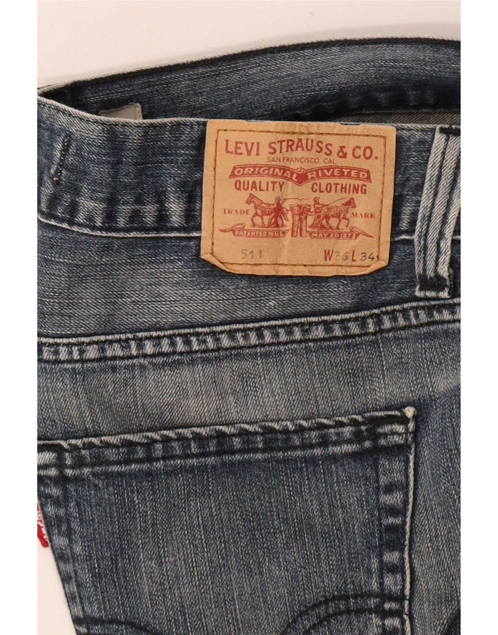 Jeans Levis 511 Slim Masculino W36 L34 Azul