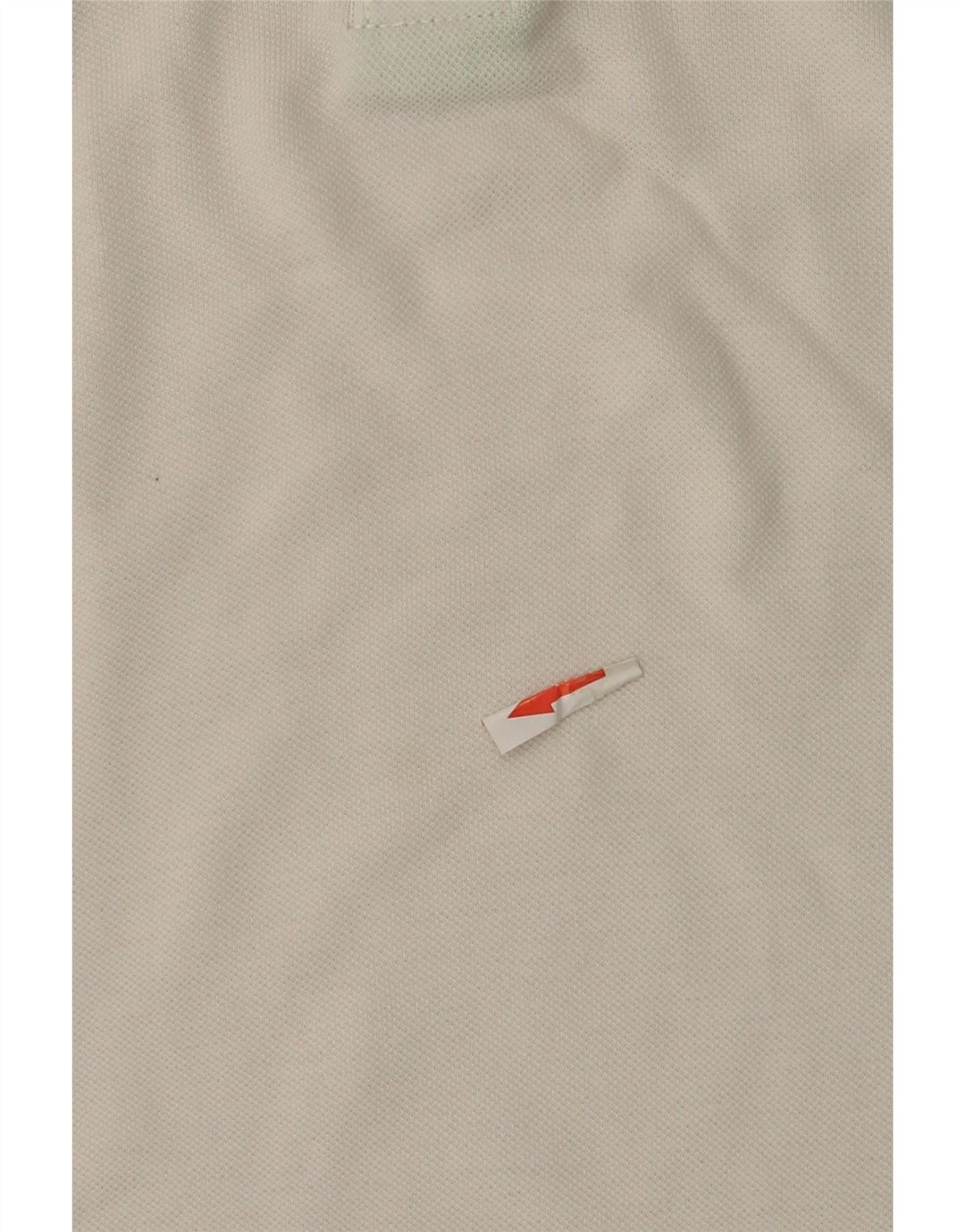 Camisa polo masculina Sun68 pequena de algodão branco