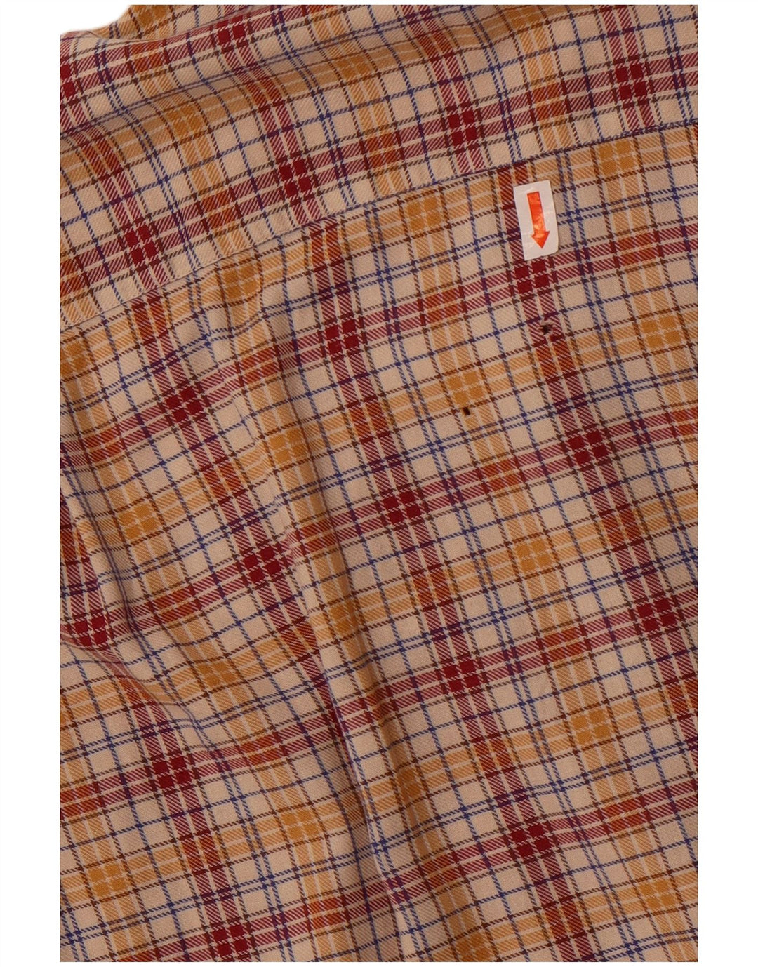 Camisa masculina de flanela Avirex média xadrez multicolorida