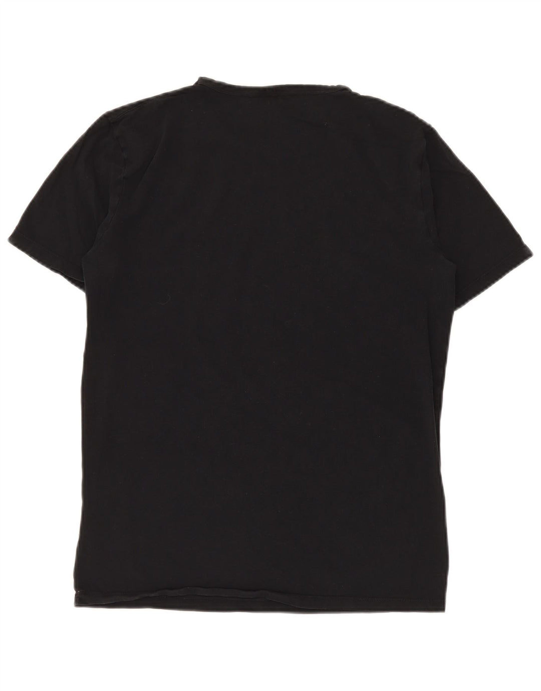 Camiseta masculina HUGO BOSS Top grande de algodão preto