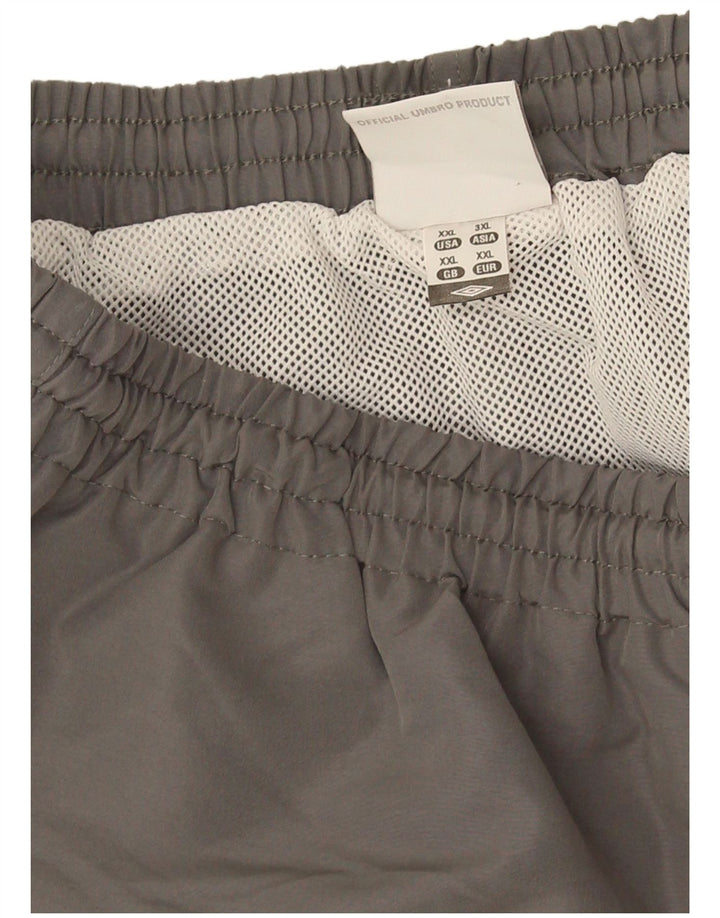 Shorts esportivos masculinos Umbro 2XL cinza
