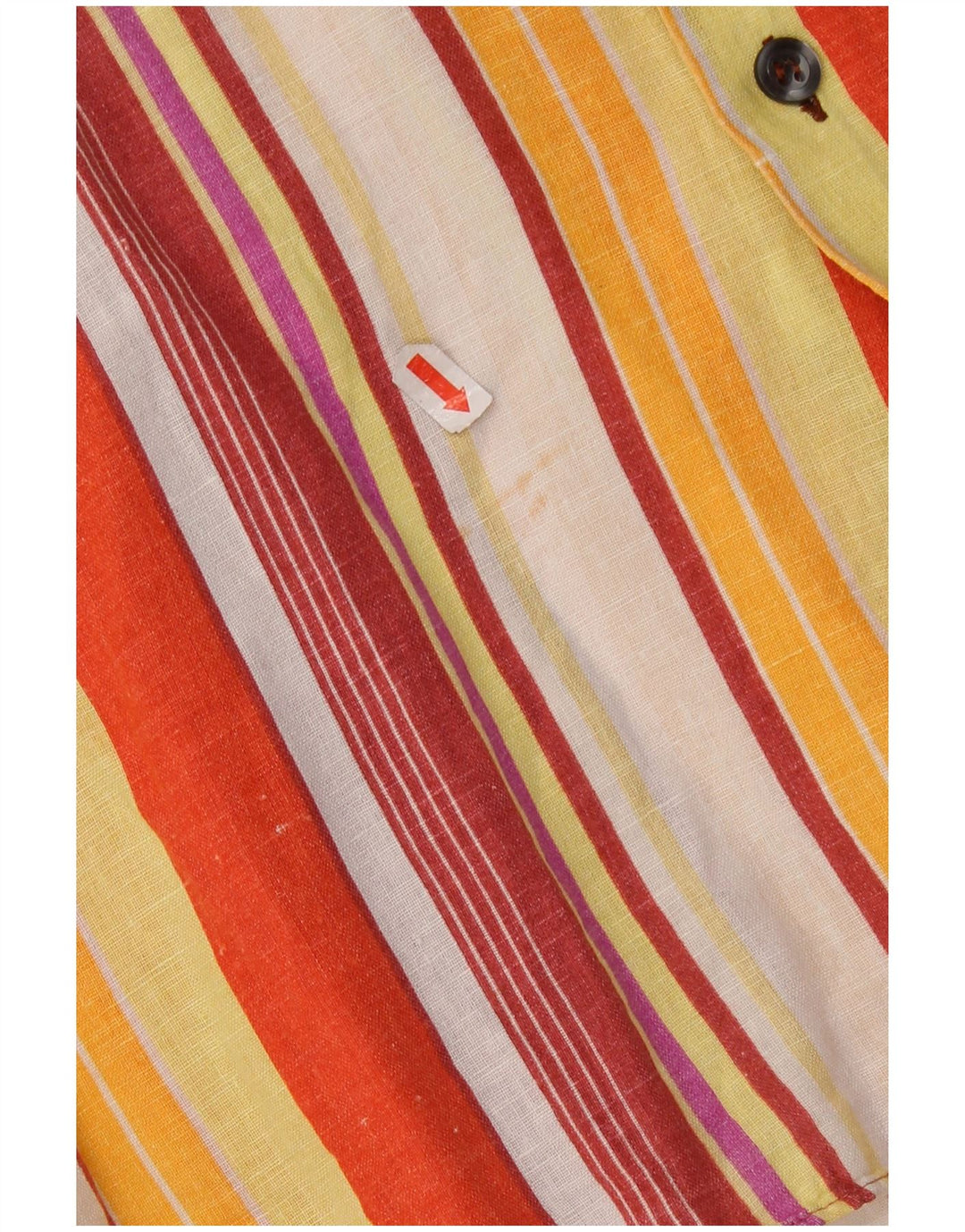 Camisa masculina de manga curta TILMAS grande listrada multicolorida