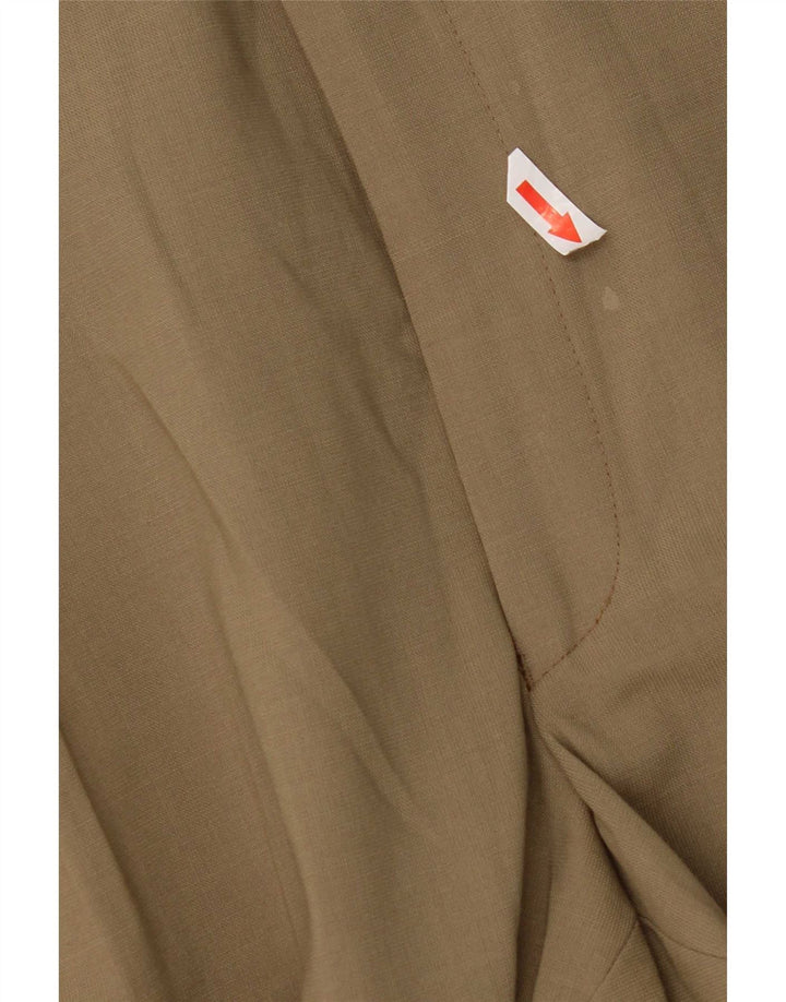 Calça masculina Marks & Spencer com pegged suit W44 L29 poliéster bege