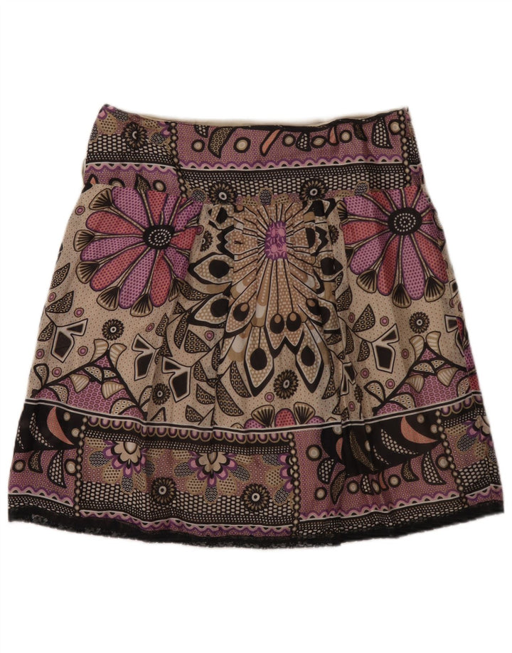 Mini saia feminina Marella W32 grande floral multicolorida