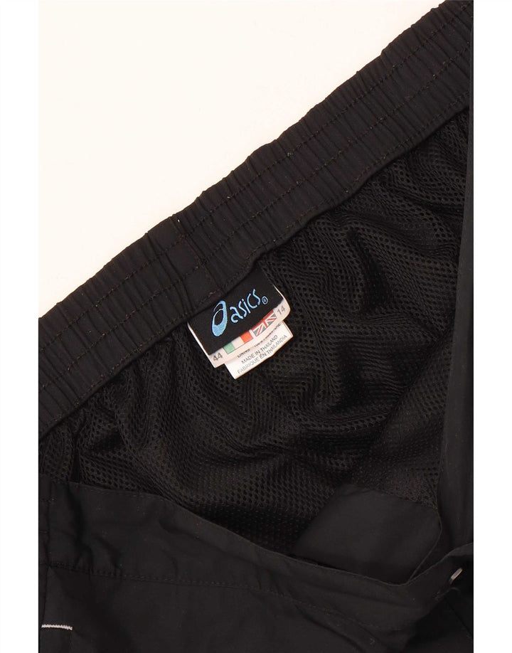 Calça impermeável feminina Asics UK 14 poliéster preto médio