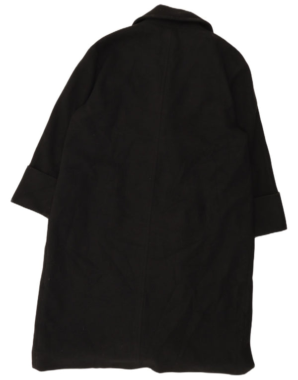 Casaco feminino John Lewis com peito duplo grande UK 18 XL poliéster preto