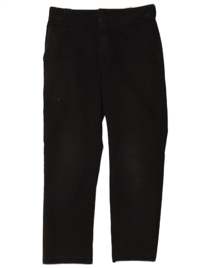 Calças casuais masculinas Dickies Slim Tapered W30 L28 poliéster preto